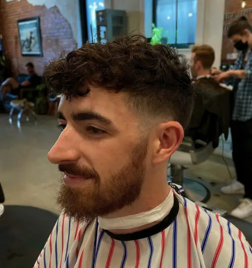 Curly-Taper-Fade-haircut
