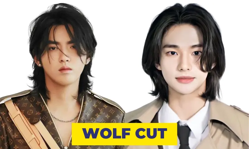 Wolf Cut men hairstyle
